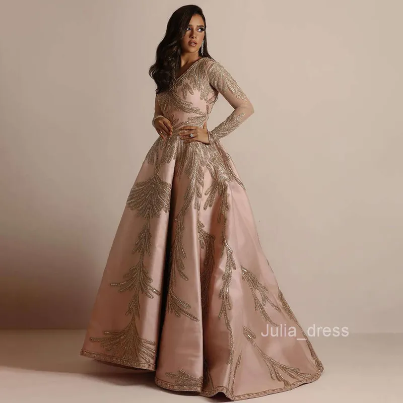 2024 Nuevo uso de mujeres mangas calientes Vestido largo Banquete Sexy Vestido de noche rosa
