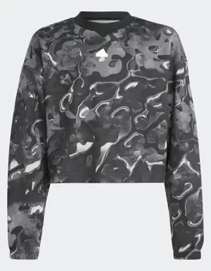 Adidas Sudadera Future Icons Allover Print (Adolescentes)