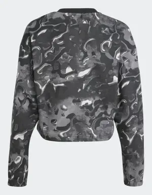 Adidas Sudadera Future Icons Allover Print (Adolescentes)