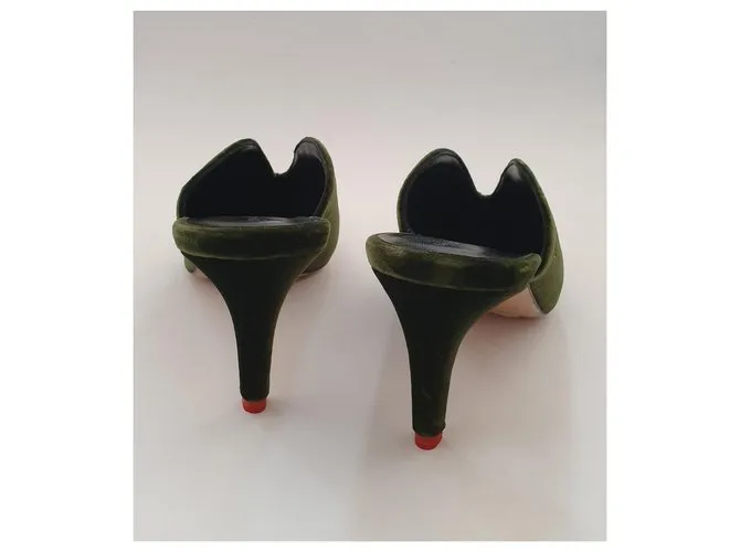 Aeyde Tacones Verde 