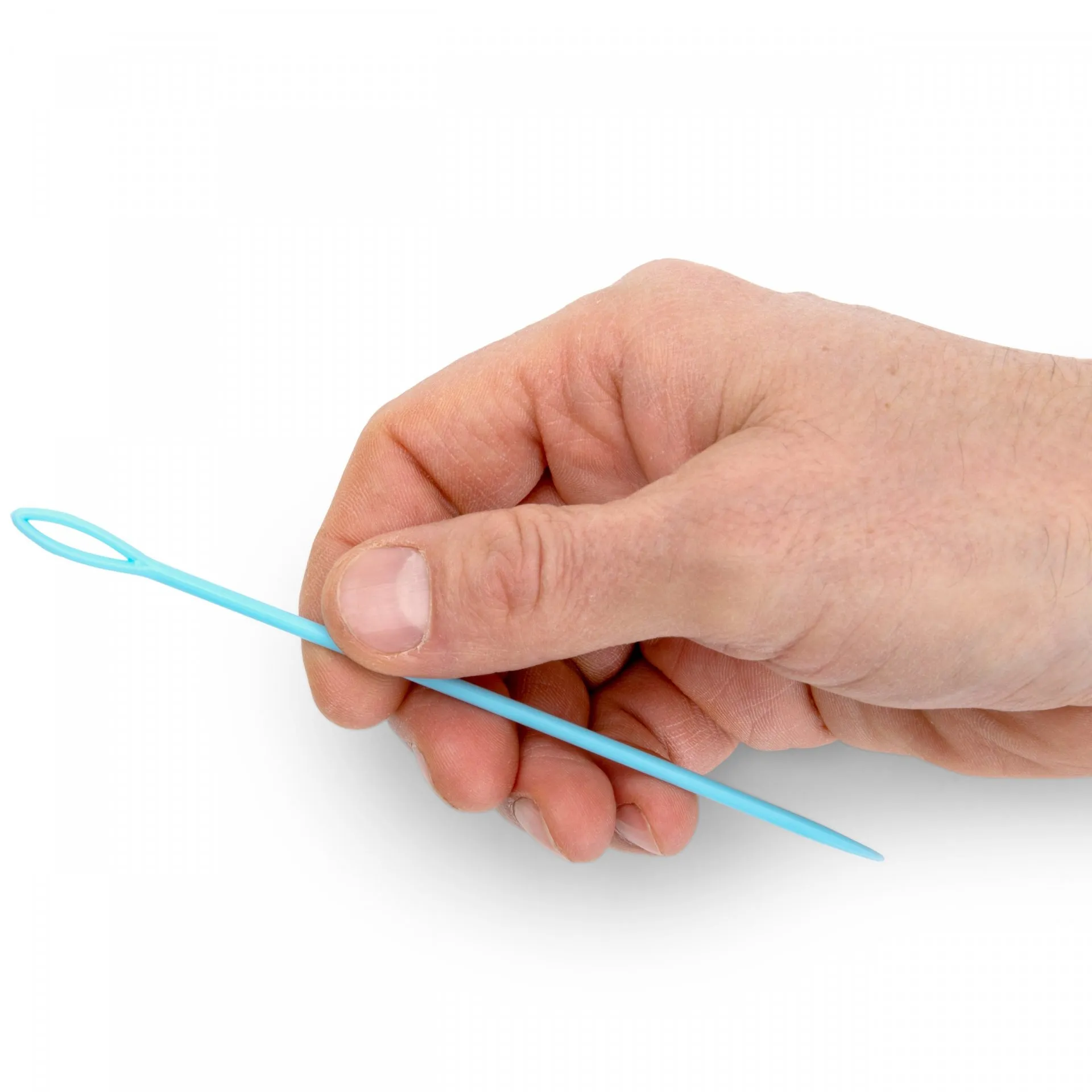 Aguja de tejer de plástico, juego