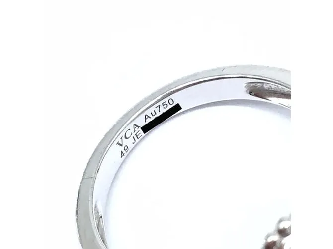 Anillo Alhambra de Van Cleef & Arpels Blanco 