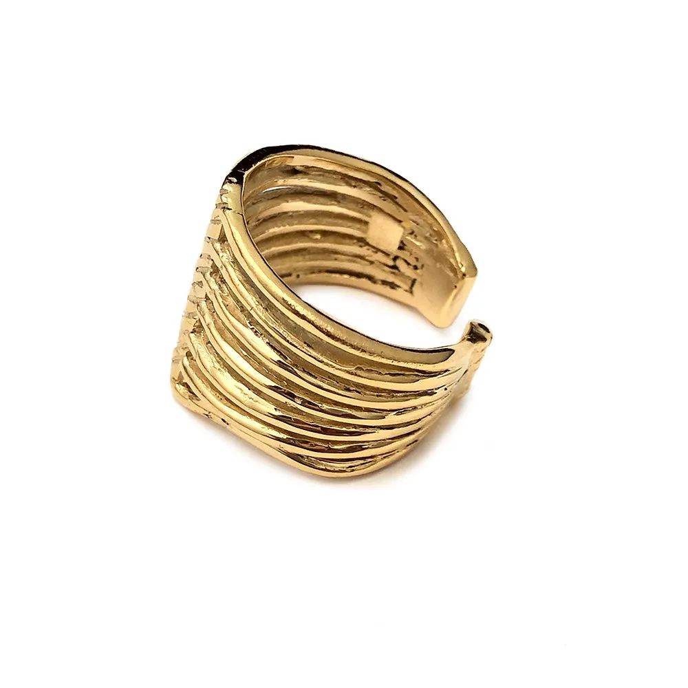 ANILLO CANASTO OVALADO  ORO