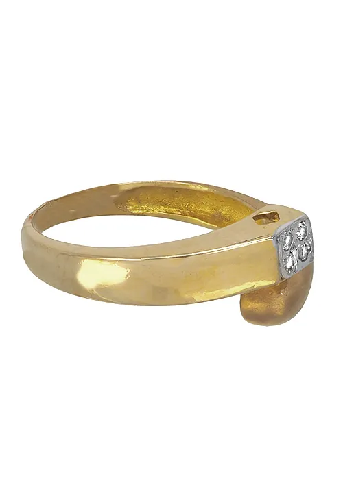 Anillo oro tu y yo con circonitas 185_1615