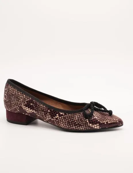 Bailarina Kess 19836 burdeos cobra de mujer.