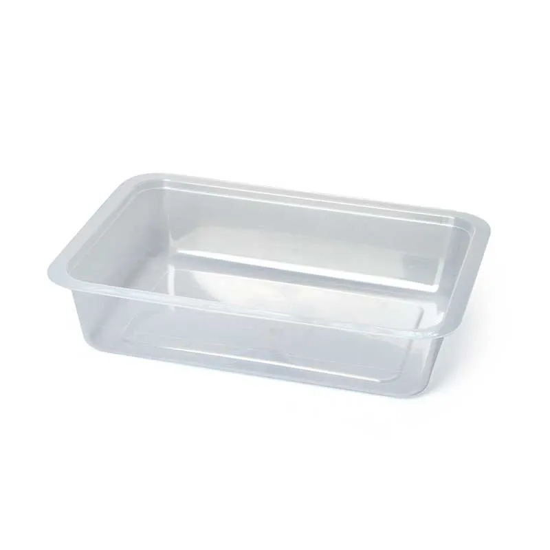 Bandeja Termosellable PP inyectado transparente 190×135