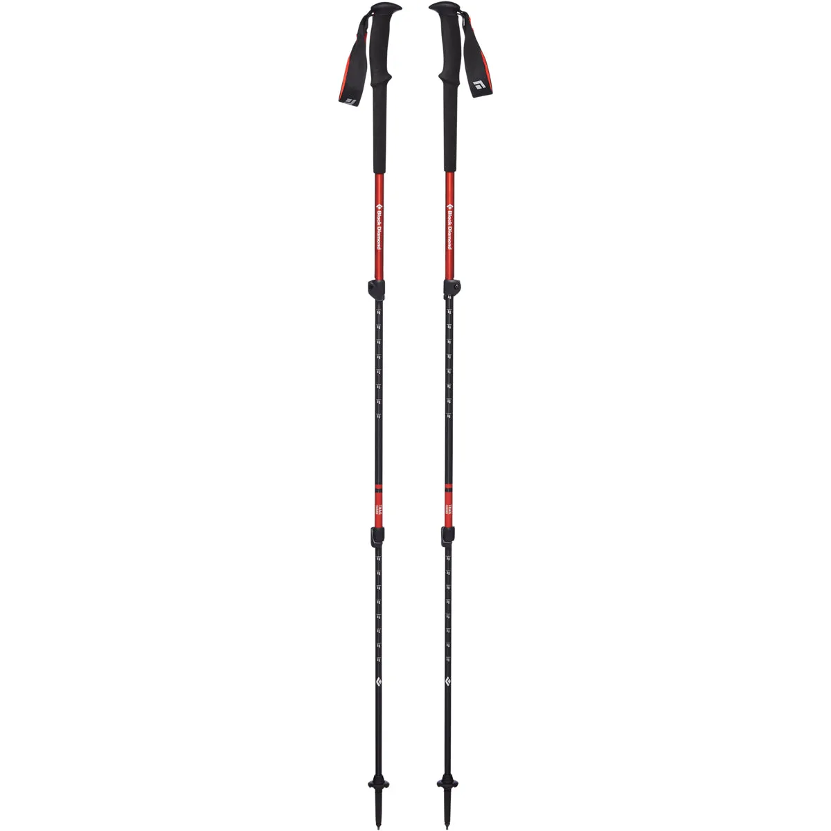 Bastones De Trekking  Trail Trek Poles Black Diamond Rojo