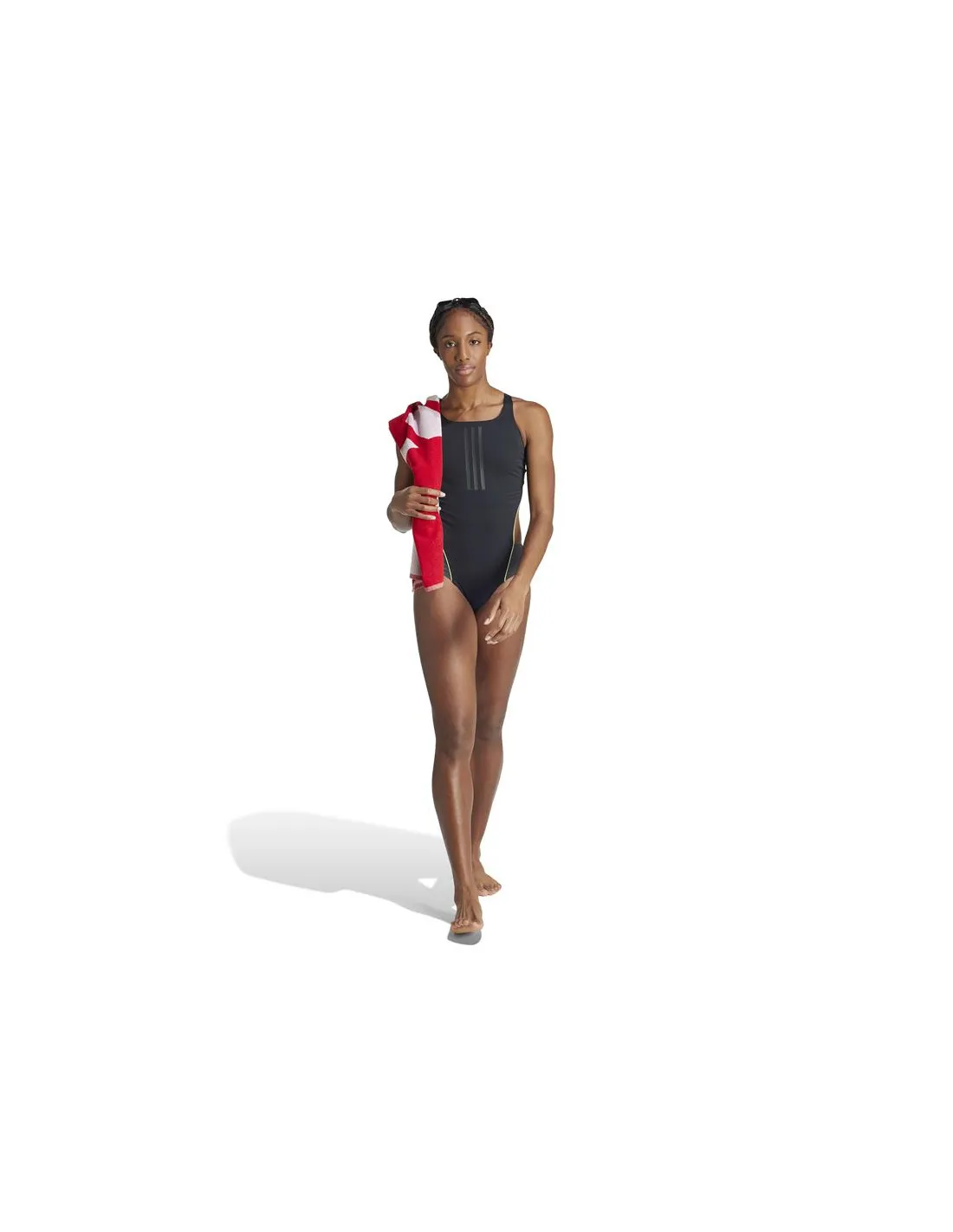 BAñADOR DE NATACIóN ADIDAS EXTRALONGLIFE 3 BANDAS MUJER NEGRO