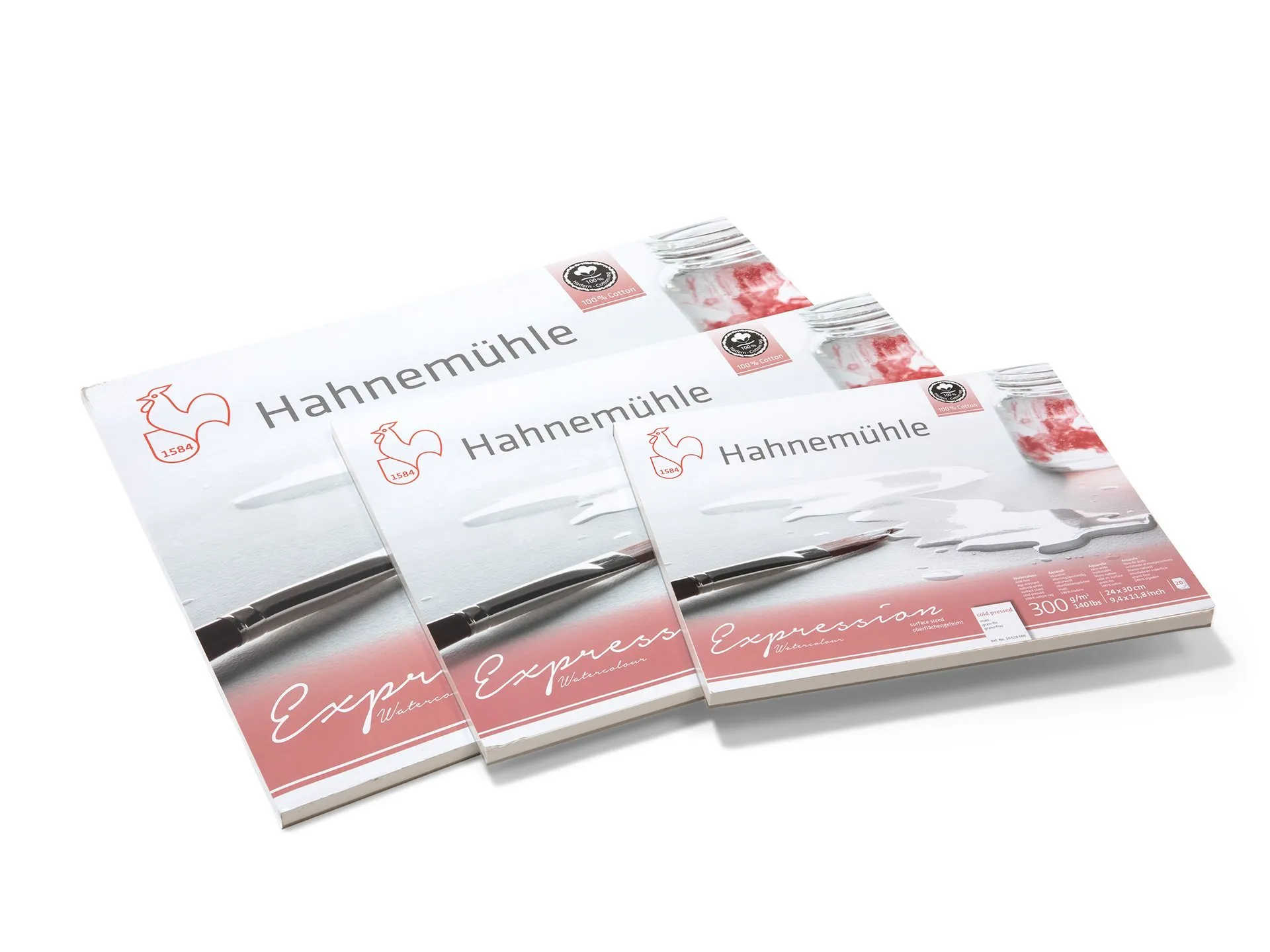 Bloque de acuarela Hahnemühle Expresión, 300 g/m²