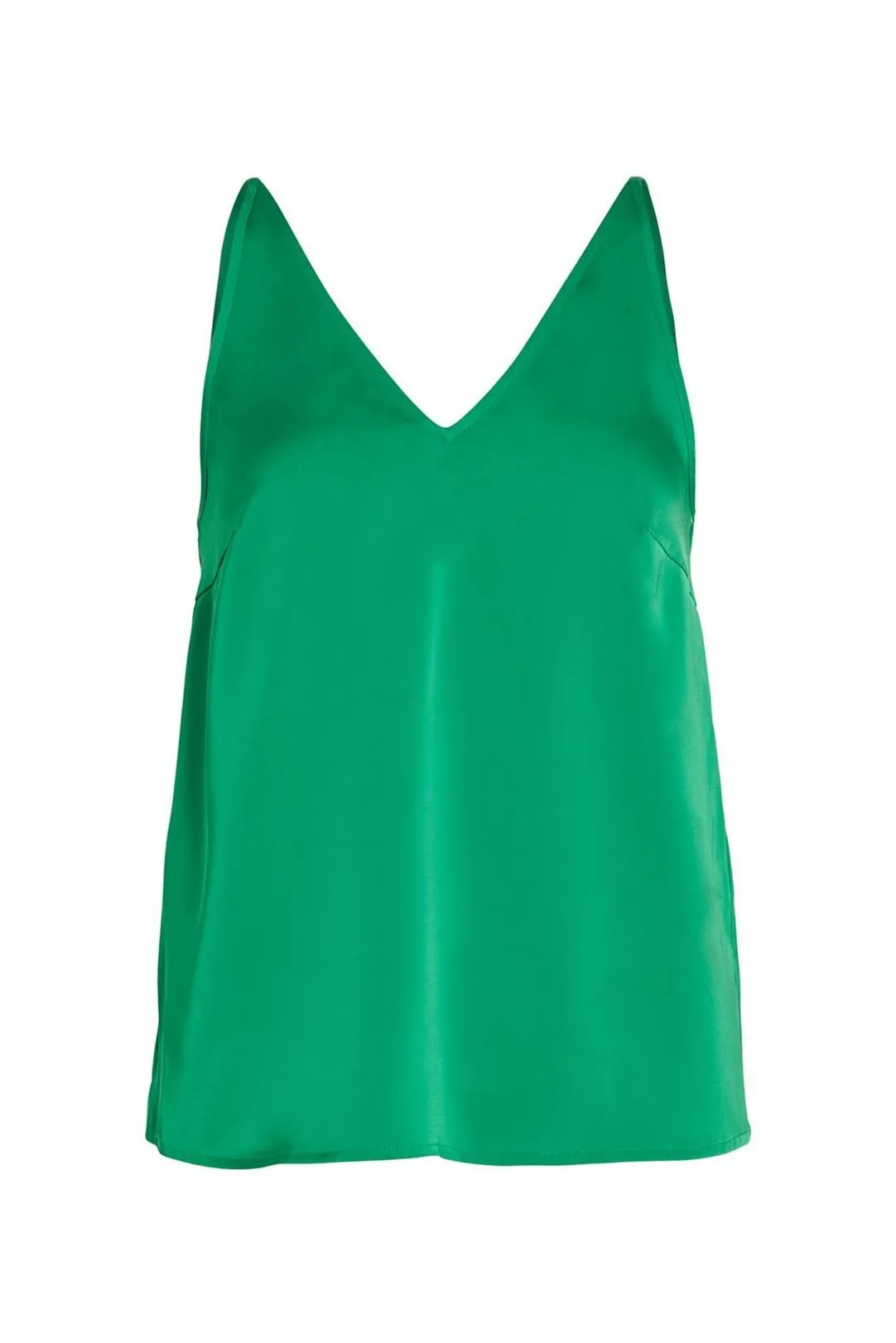BLUSA TIRANTES RASO VIRAVENNA VERDE ALHAMBRA