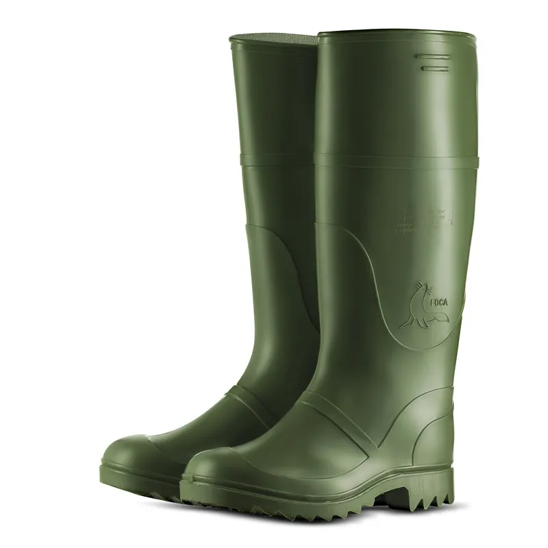 Botas de agua altas verdes industriales Foca
