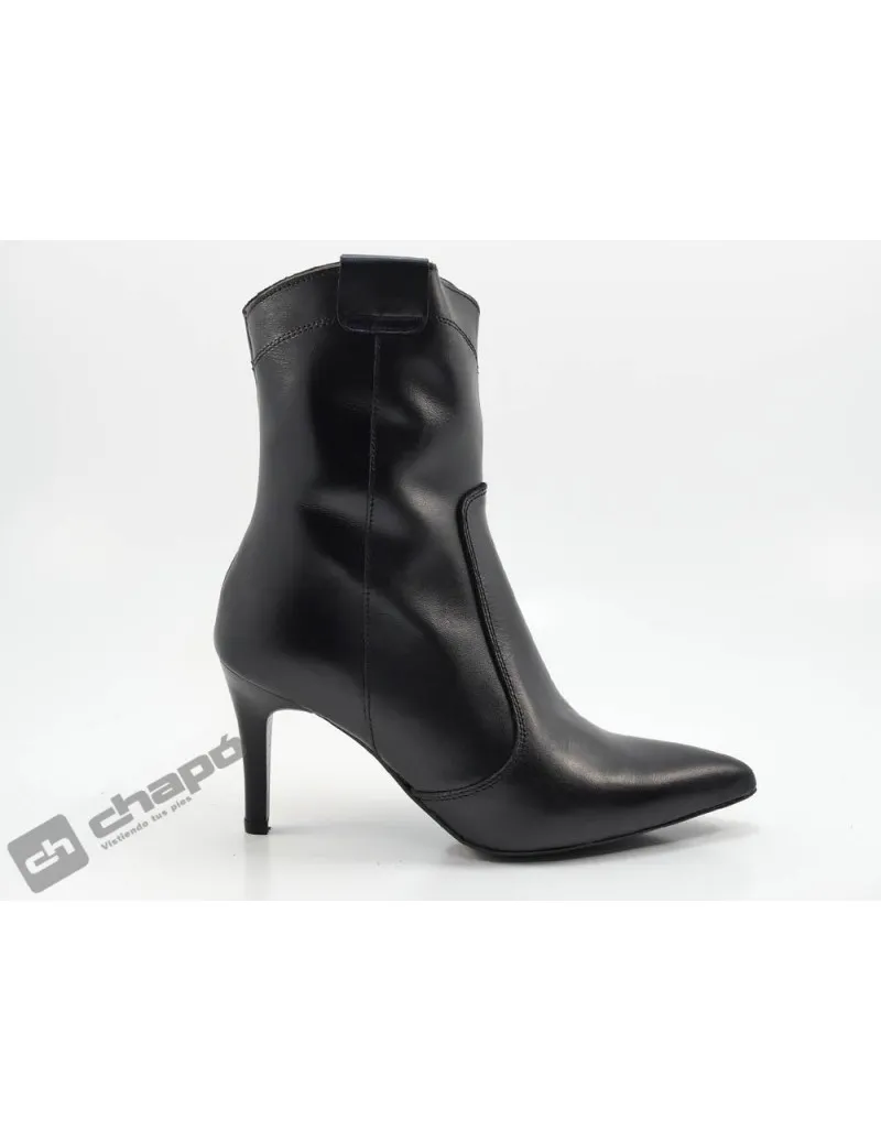 Botines Negro Patricia Miller 6106 Piel