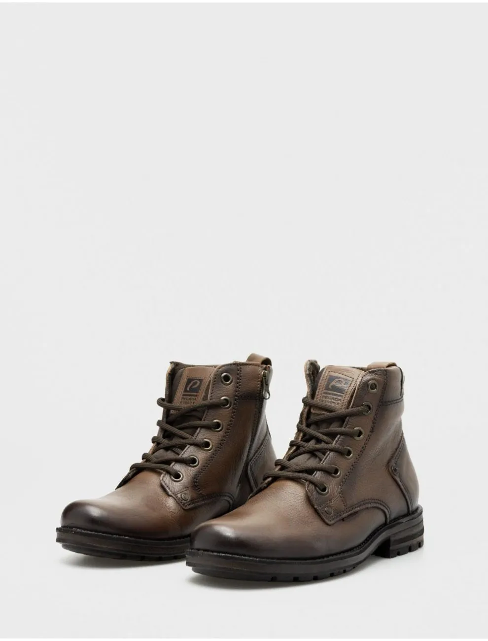 Botines Pegada 181305 Cuero