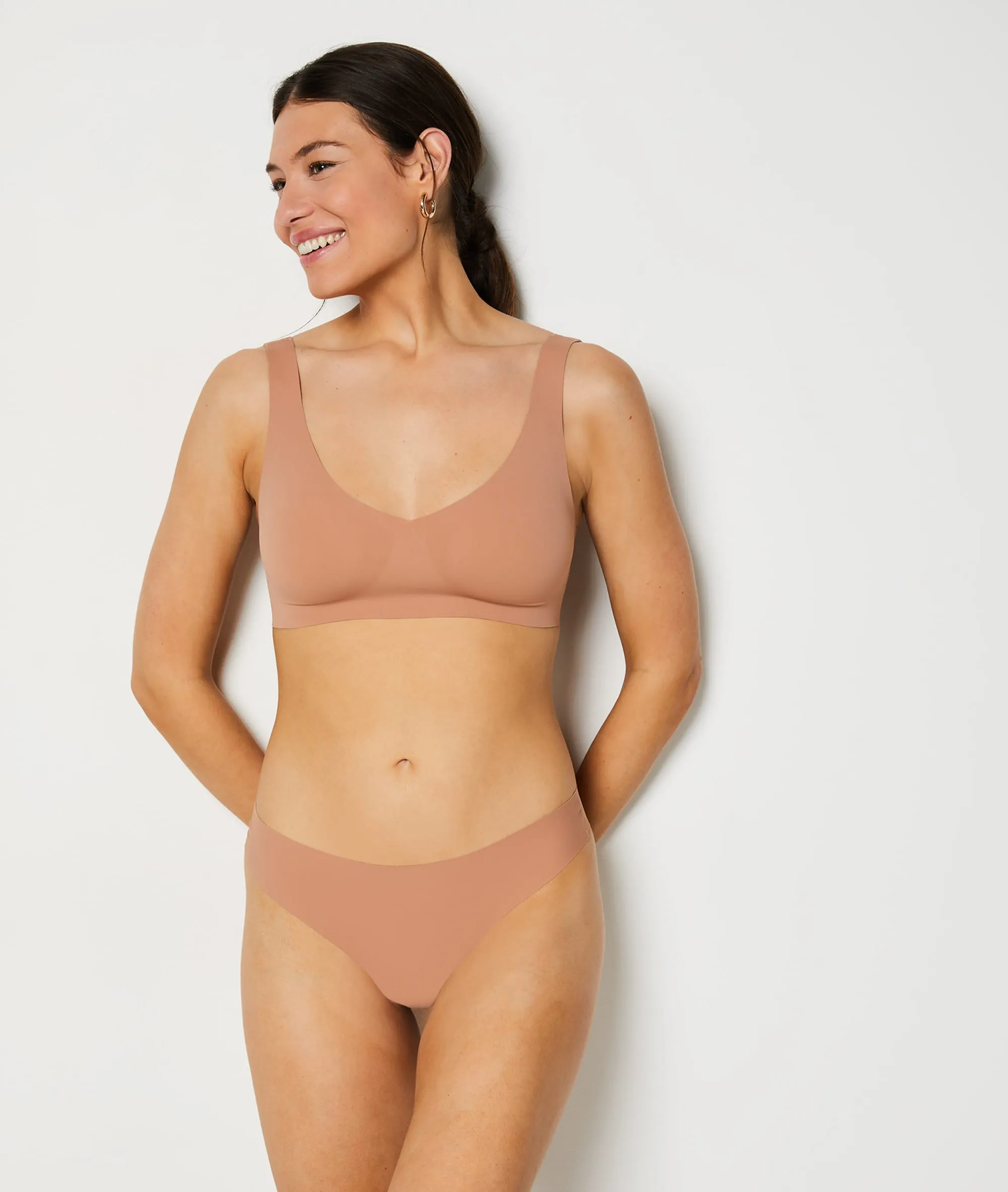 BRASSIèRE EN MICROFIBRE PUREFIT WECARE BLUSH  ETAM