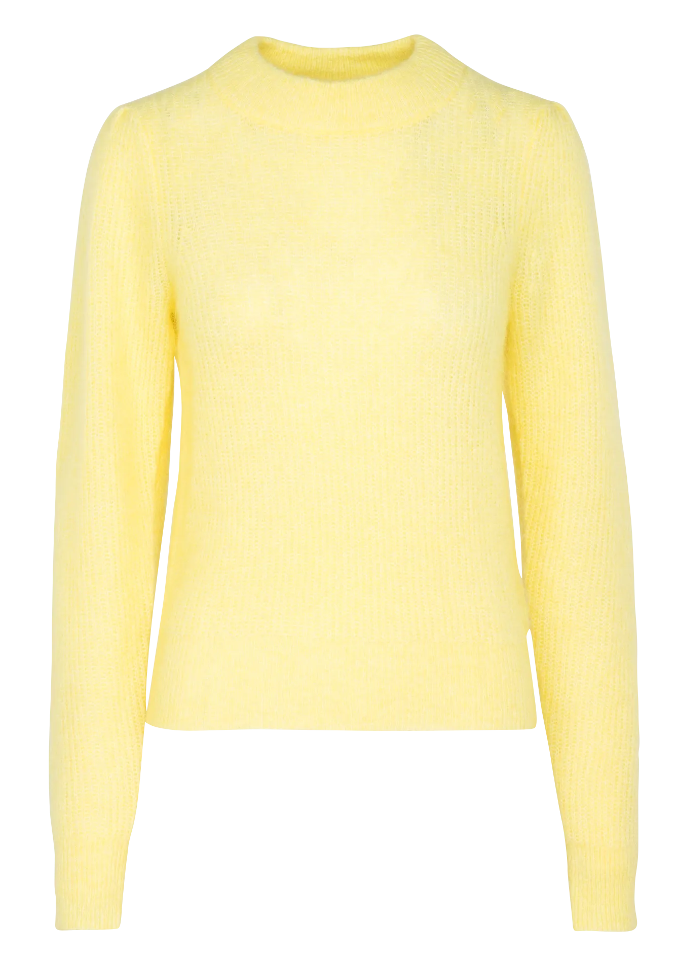 BROOKY  JERSEY DE MEZCLA DE PUNTO DE MOHAIR CON CUELLO REDONDO EN AMARILLO