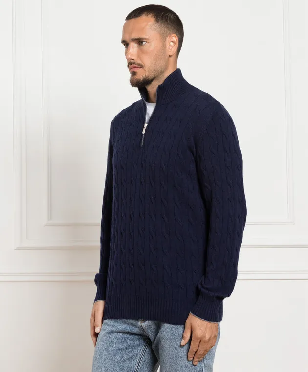 Brunello Cucinelli Blue cashmere jumper