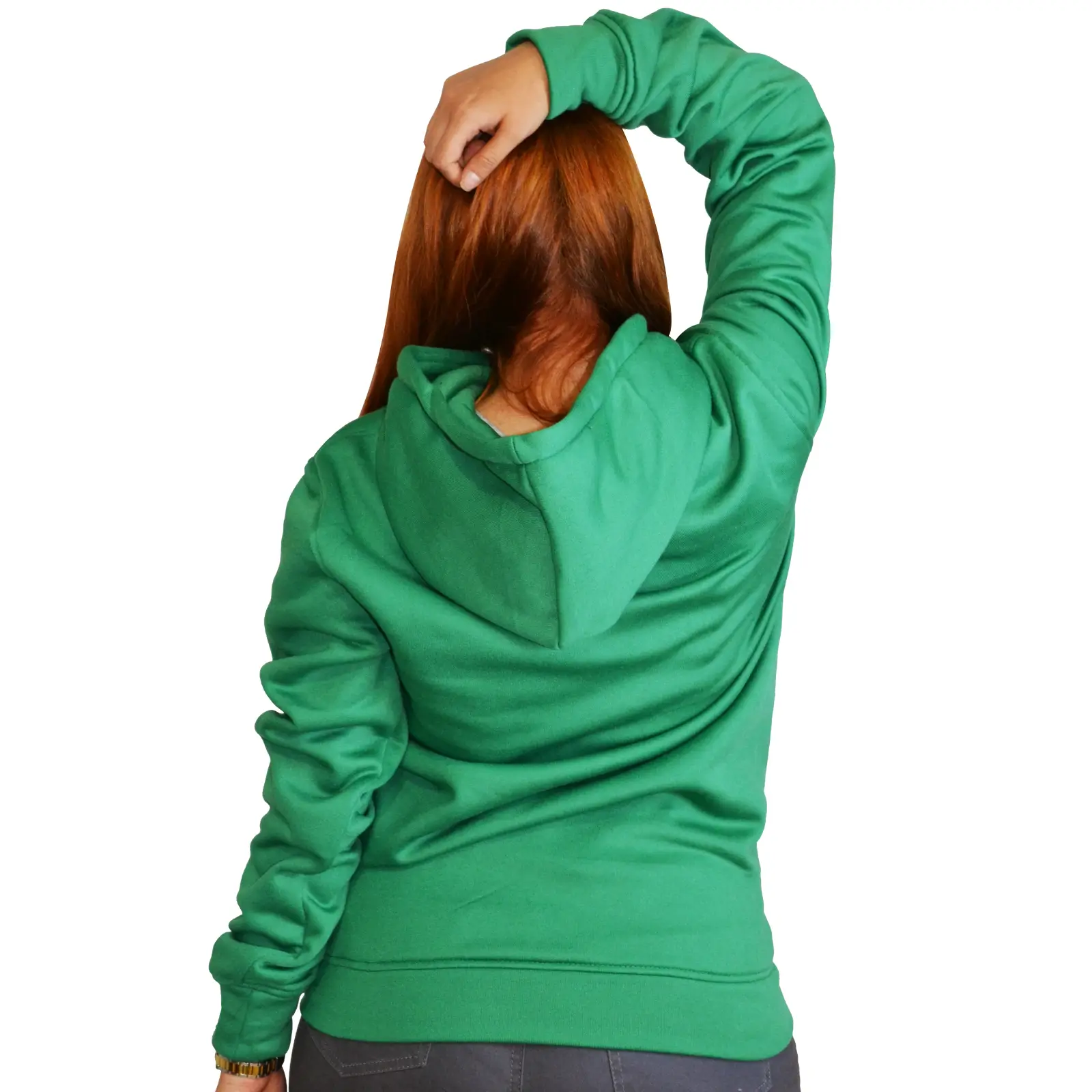 Buzo capotero para mujer color verde cali.
