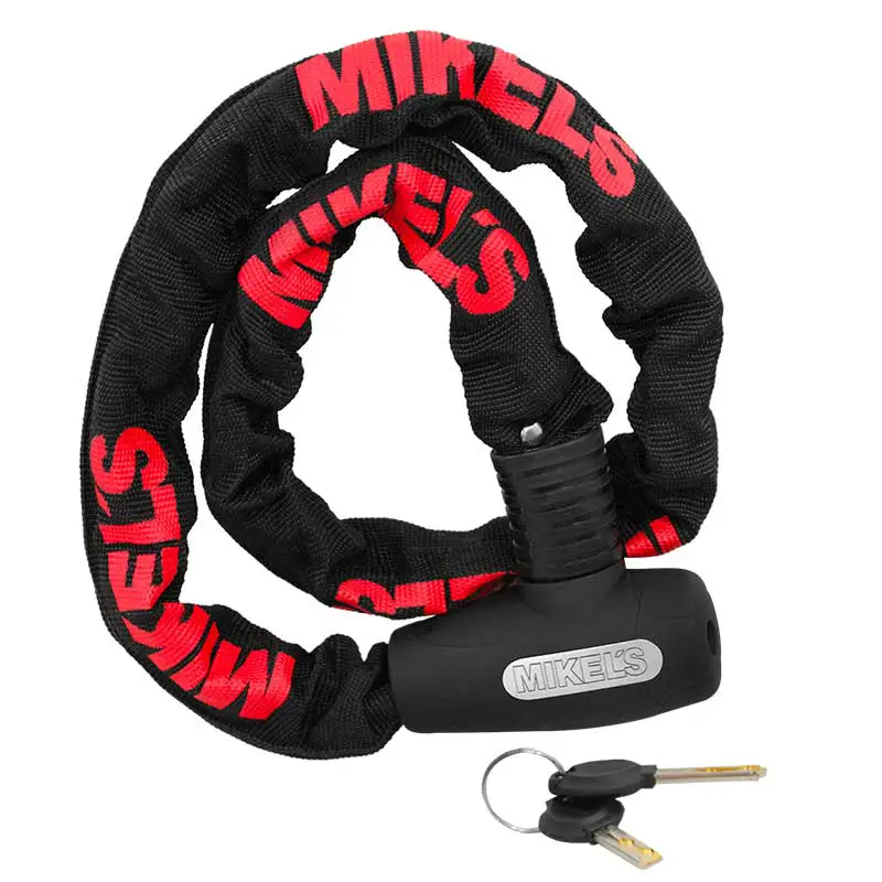 CADENA CON CANDADO MIKELS CM90 90CM PARA MOTOCICLETA