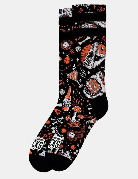 CALCETINES AMERICAN SOCKS MID HIGH  SLICK DINOS