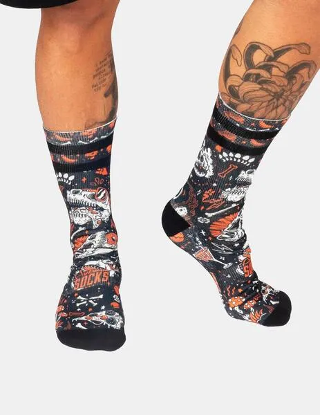 CALCETINES AMERICAN SOCKS MID HIGH  SLICK DINOS