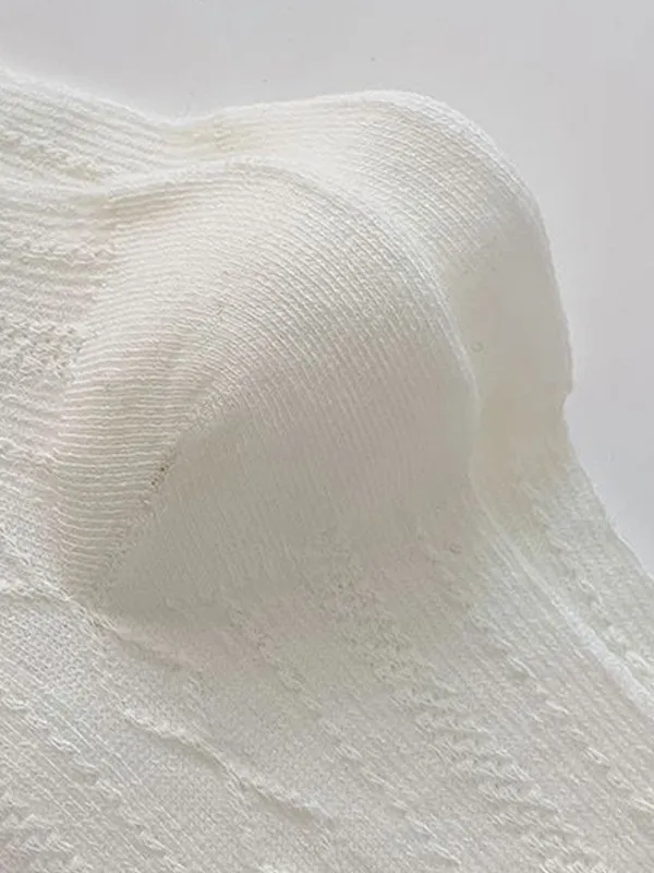 Calcetines hasta la rodilla de punto ahuecados