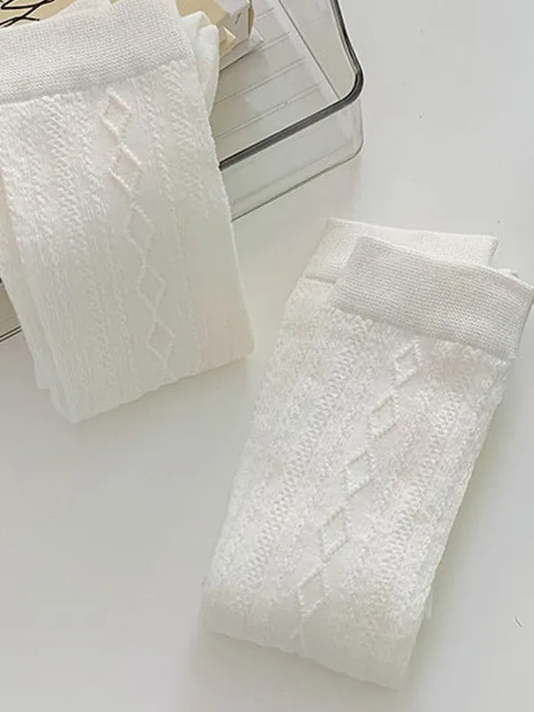 Calcetines hasta la rodilla de punto ahuecados