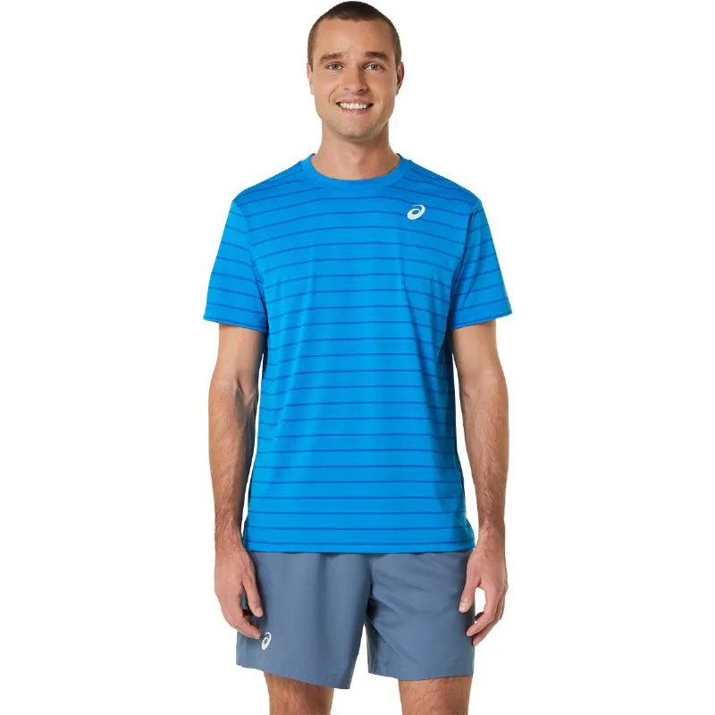 Camiseta Asics Court Stripes SS Azul | Asics