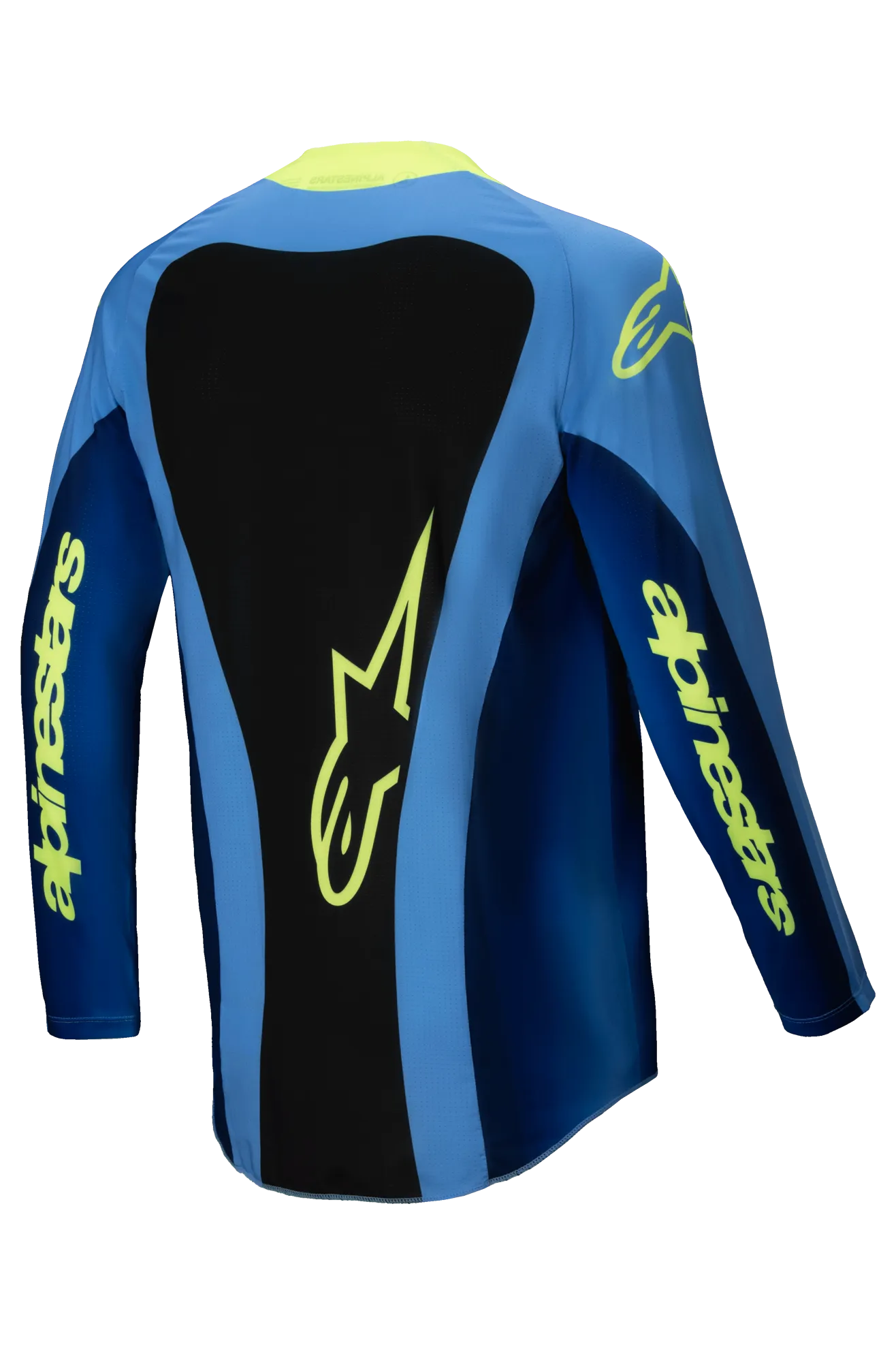 CAMISETA DE CROSS ALPINESTARS TECHSTAR MELT AMARILLO FLúORAZUL