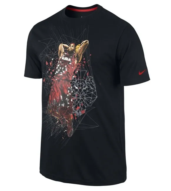 Camiseta LeBron Remaster (010/negro)