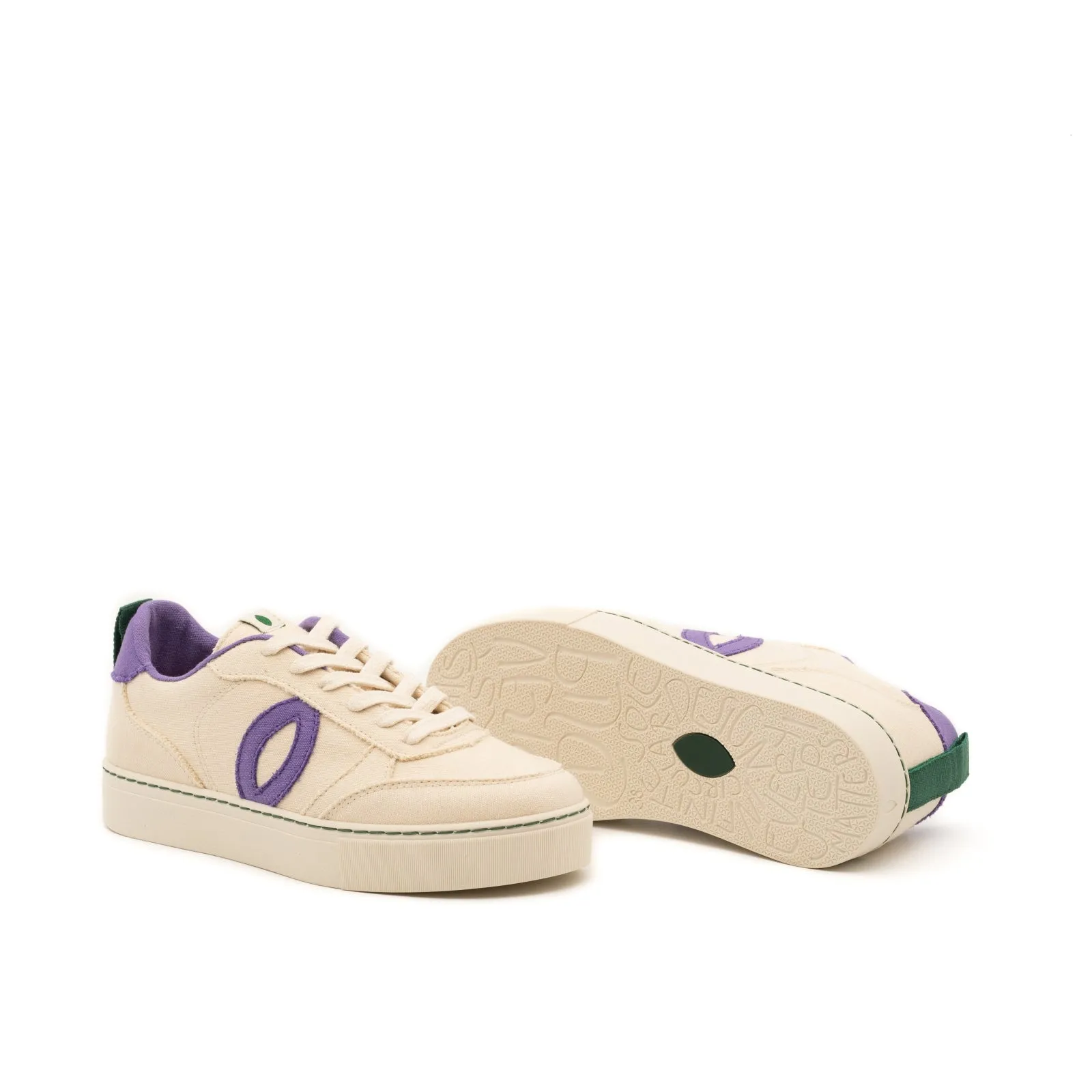CARSON Zapatilla vegana Blanco roto SON014