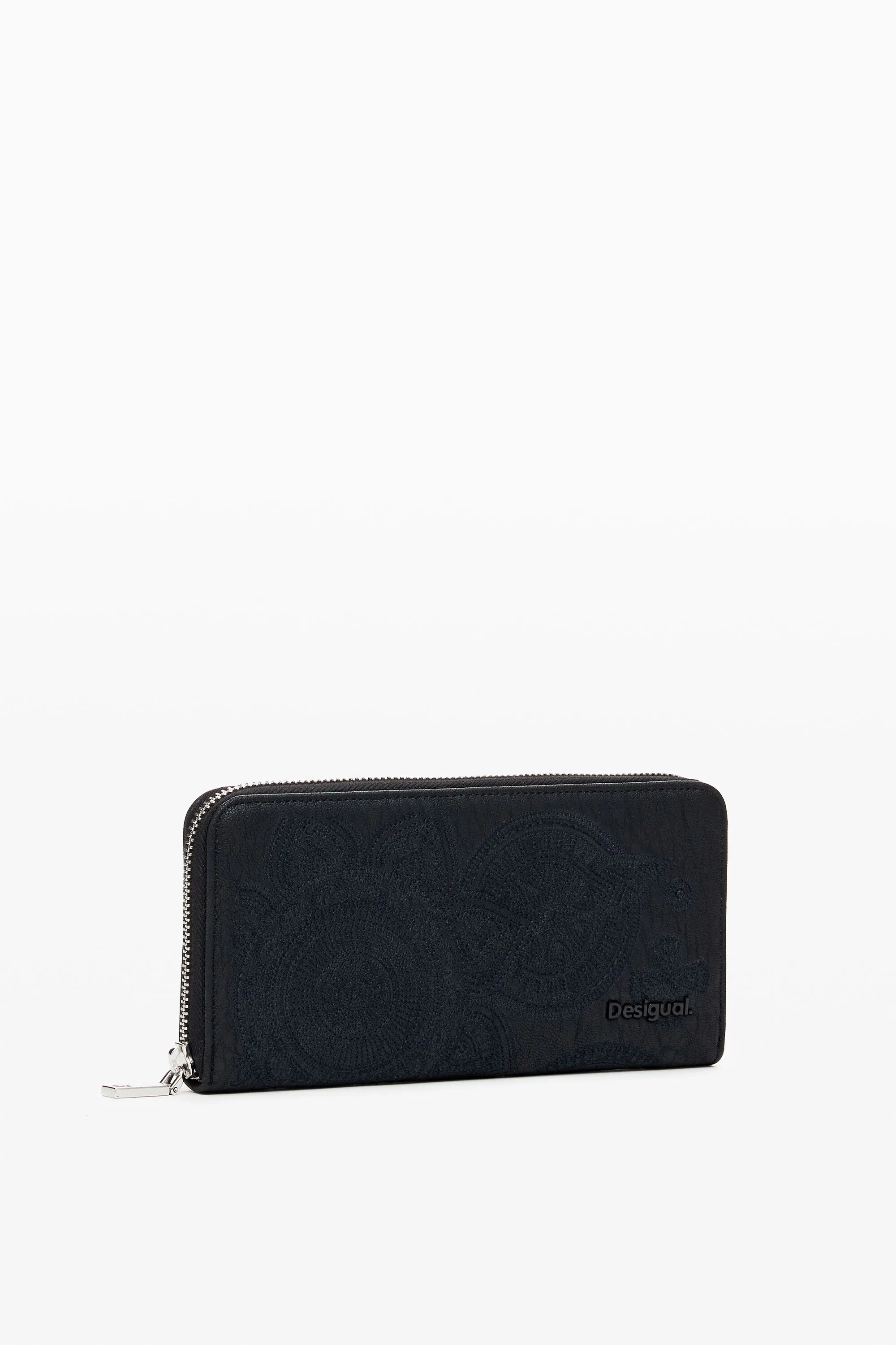Cartera gran brodat flors