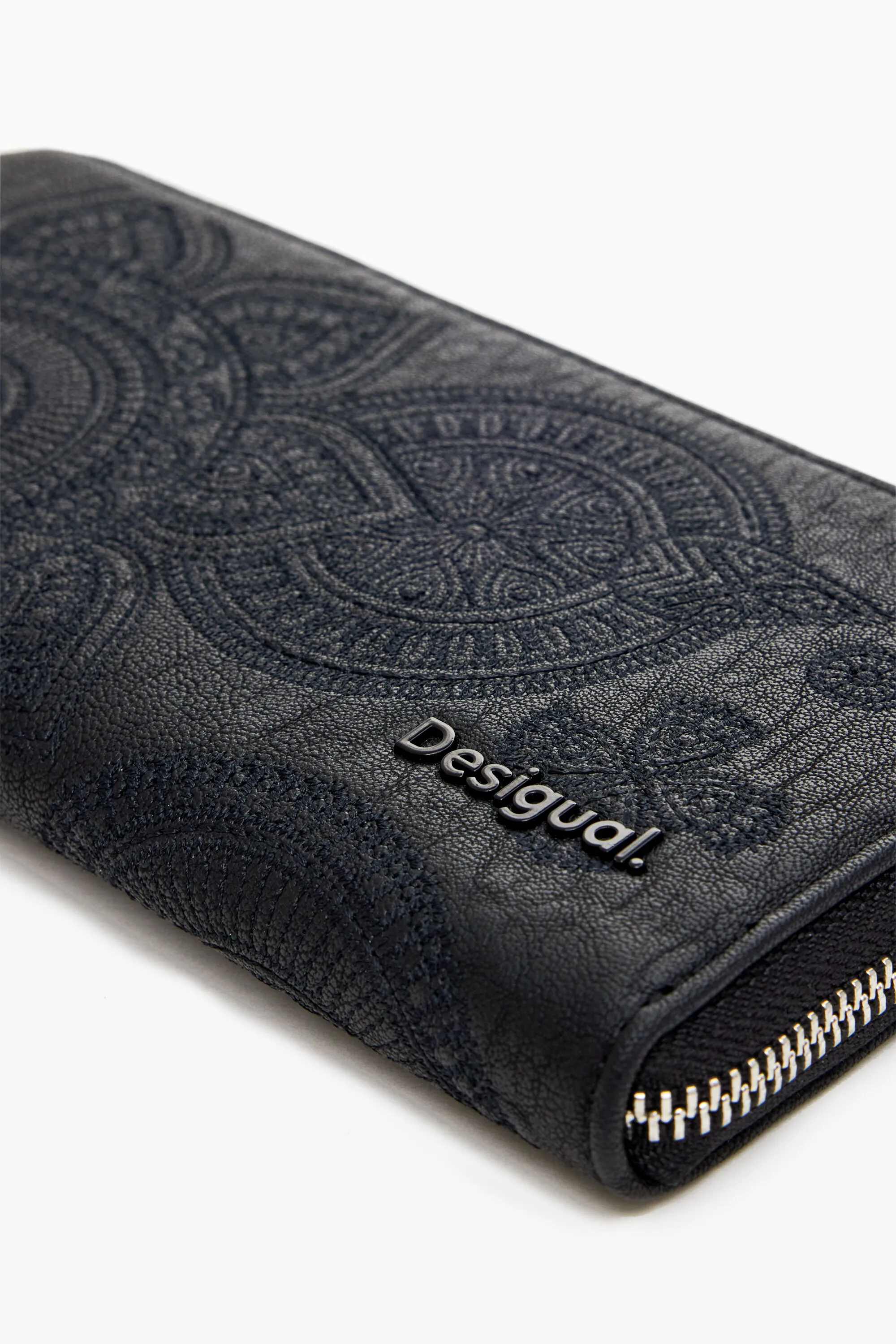 Cartera gran brodat flors