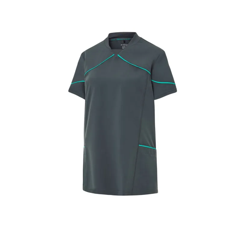 Casaca MONZA LYRA 22.24 sanitaria para mujer cuello V rib slim fit 
