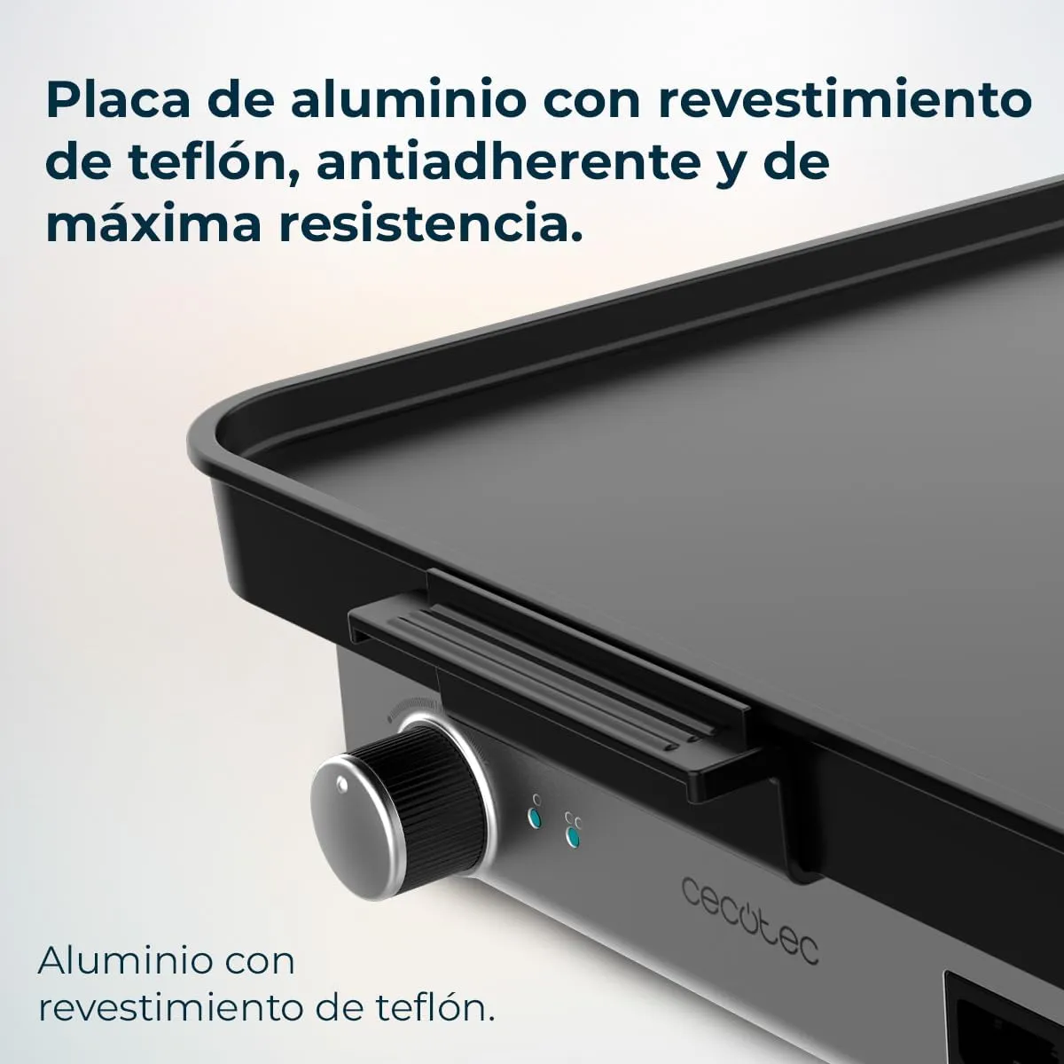 Cecotec Plancha de Asar Eléctrica con Piezas Magnéticas Desmontables Magnet 1800. Plancha de Cocina Grill con 1800W  Aluminio Co