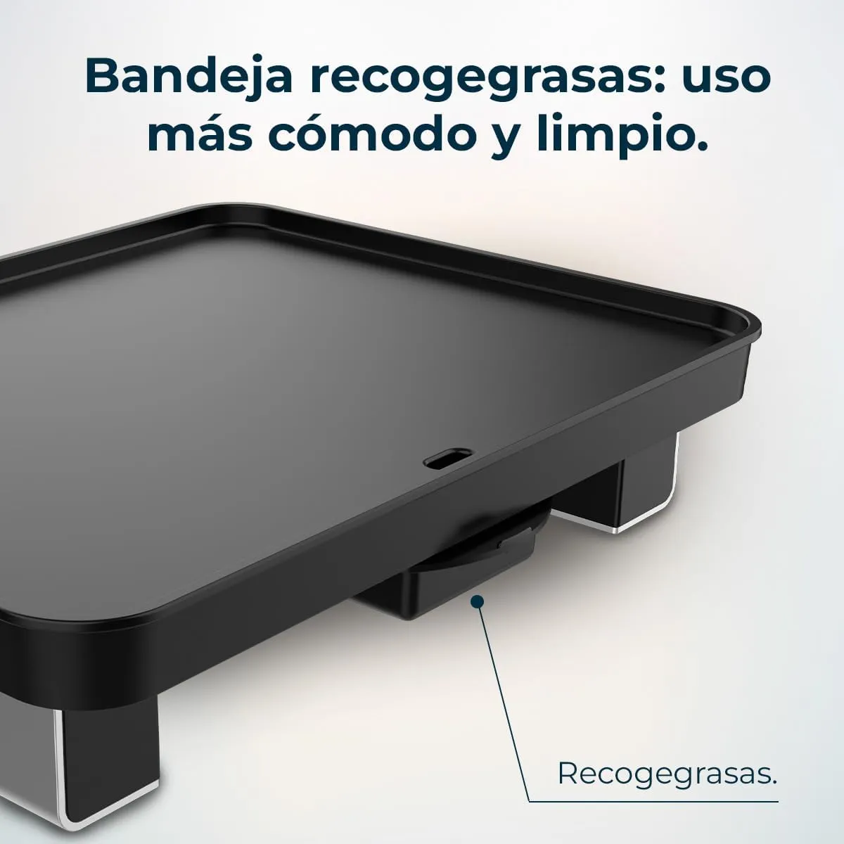 Cecotec Plancha de Asar Eléctrica con Piezas Magnéticas Desmontables Magnet 1800. Plancha de Cocina Grill con 1800W  Aluminio Co