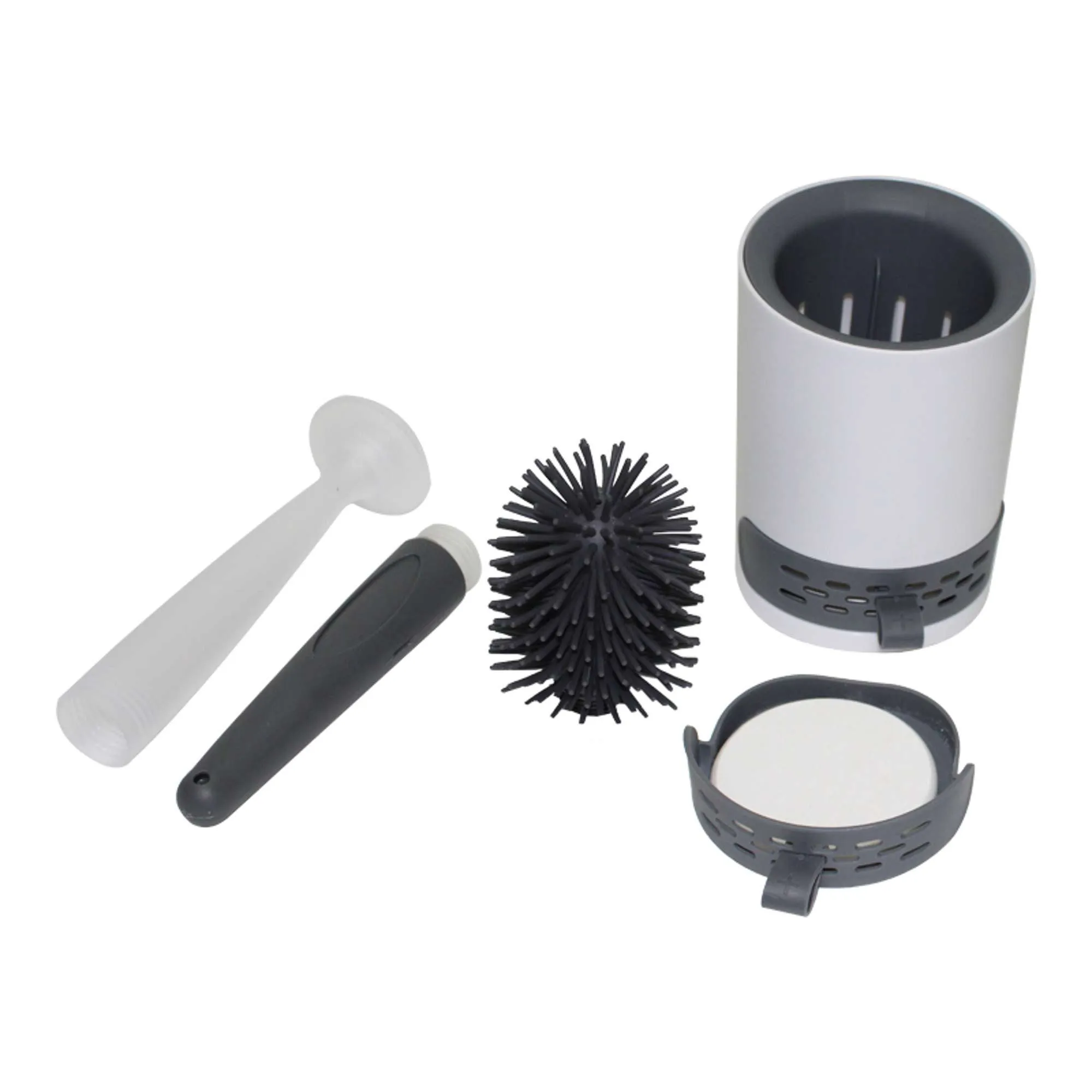 Cepillo Para Inodoro Con Dispensador De Jabón