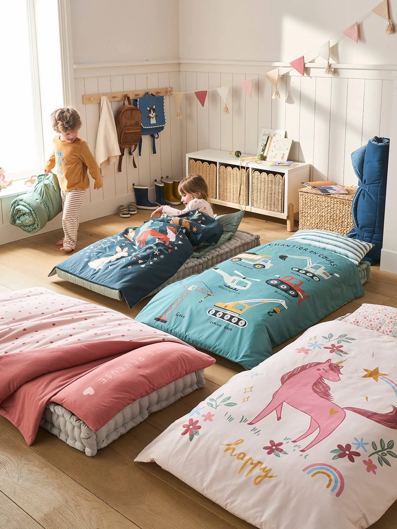 Colchoneta siesta escuela infantil MINILI BROCELIANDE personalizable