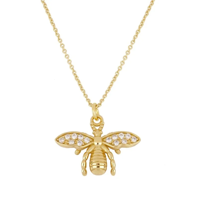 Collar Bee Circonitas Oro