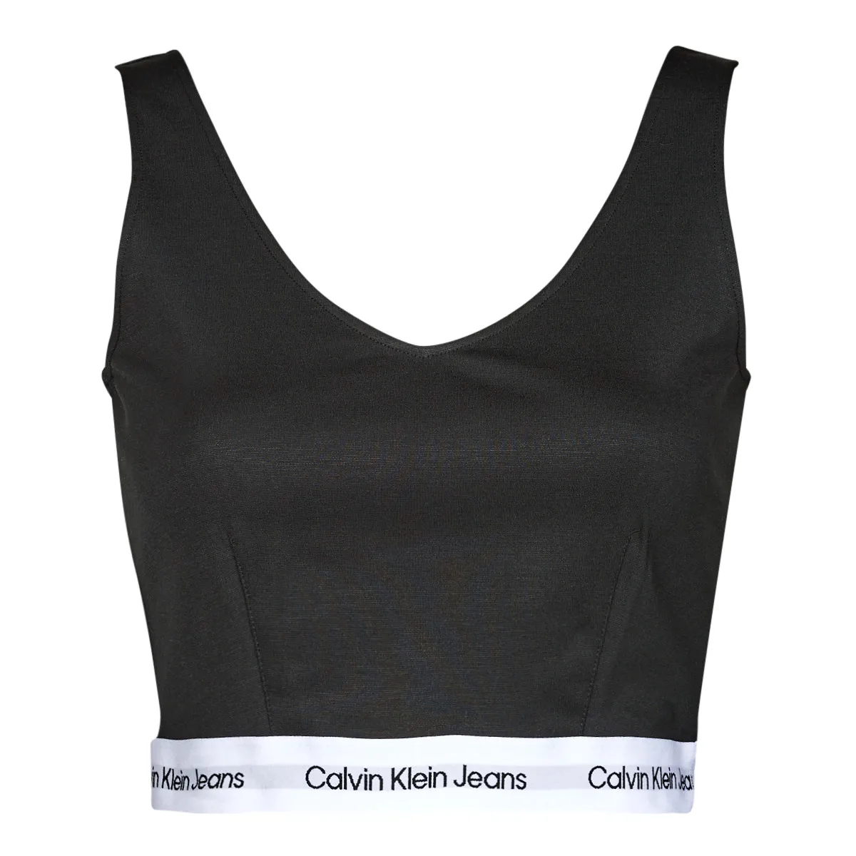 CONTRAST TAPE MILANO STRAPPY TOP
