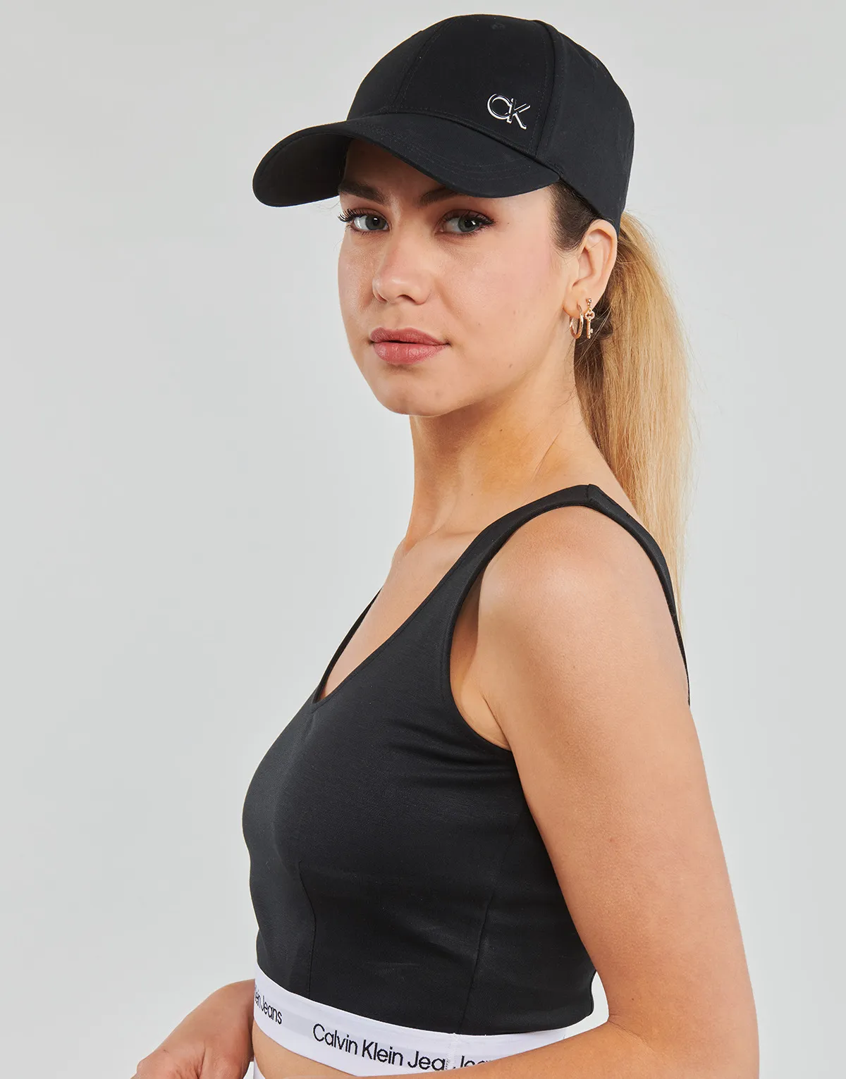 CONTRAST TAPE MILANO STRAPPY TOP