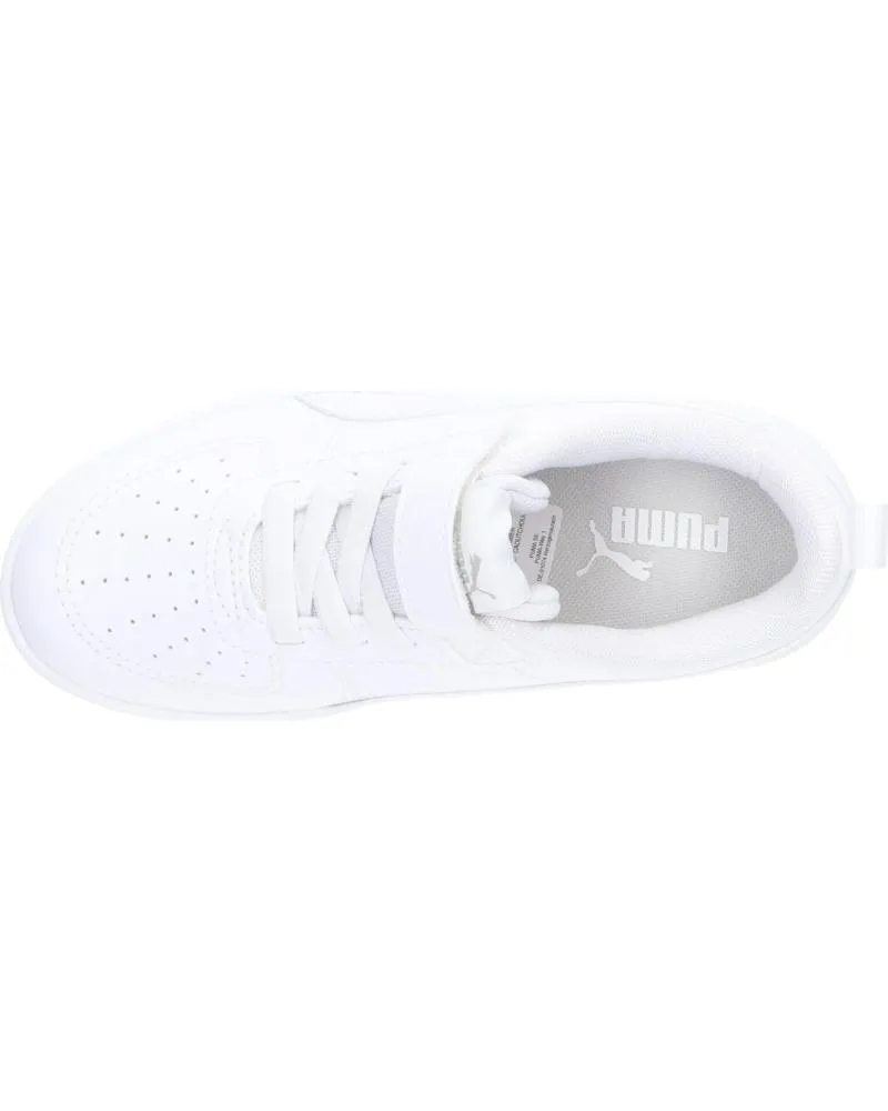 Deportivas de Niña y Niño PUMA 385836 RICKIE AC PS 01 WHITE