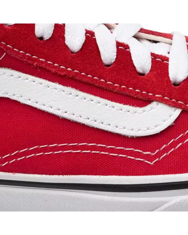 Deportivas VANS OFF THE WALL  de Niña ZAPATILLAS VANS KIDS UY OLD SKOOL RACING RED  ROJO