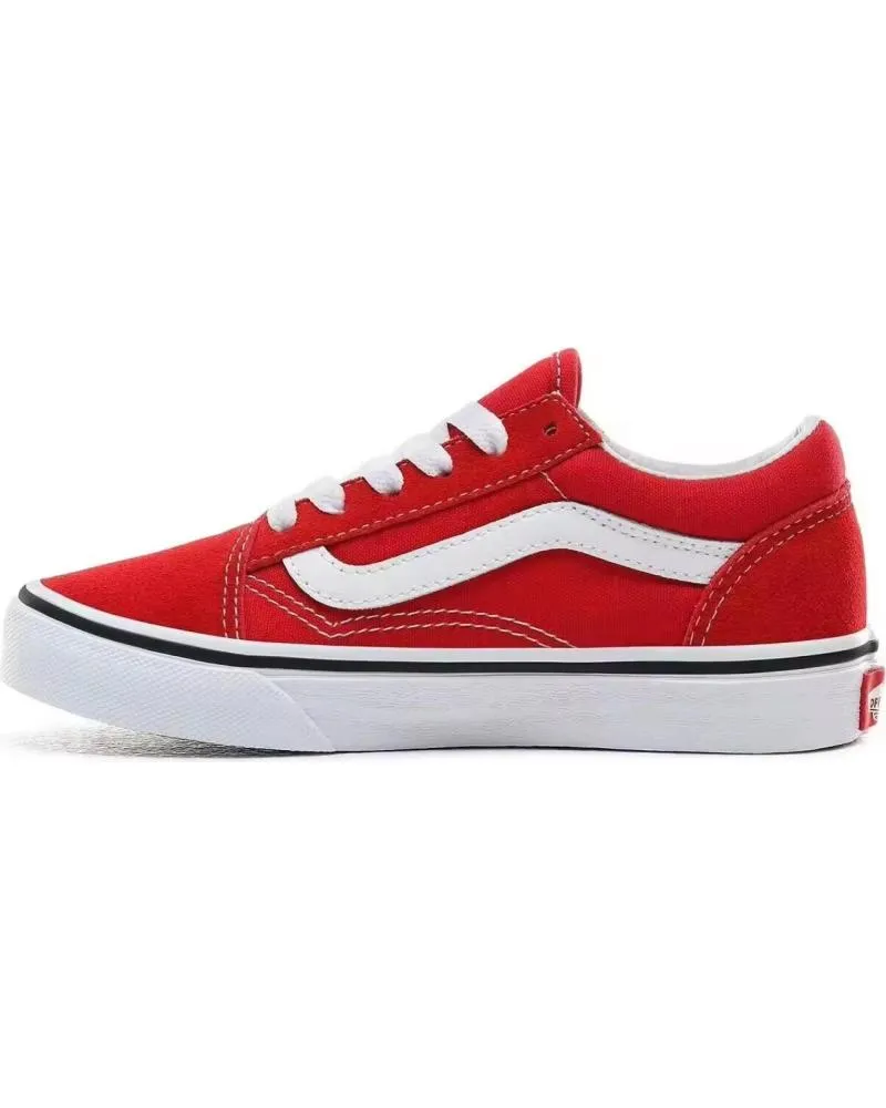Deportivas VANS OFF THE WALL  de Niña ZAPATILLAS VANS KIDS UY OLD SKOOL RACING RED  ROJO