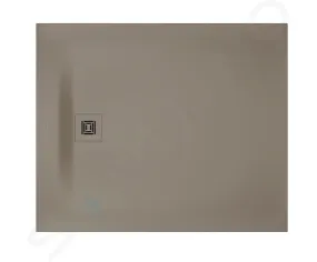 Duravit Sustano - Plato de ducha 120x100 cm, DuraSolid, beige mate 720278640000000