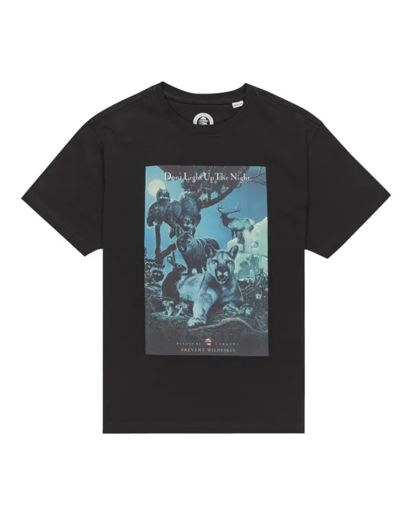 ELEMENT X SMOKEY BEAR NIGHT  CAMISETA PARA CHICOS 816