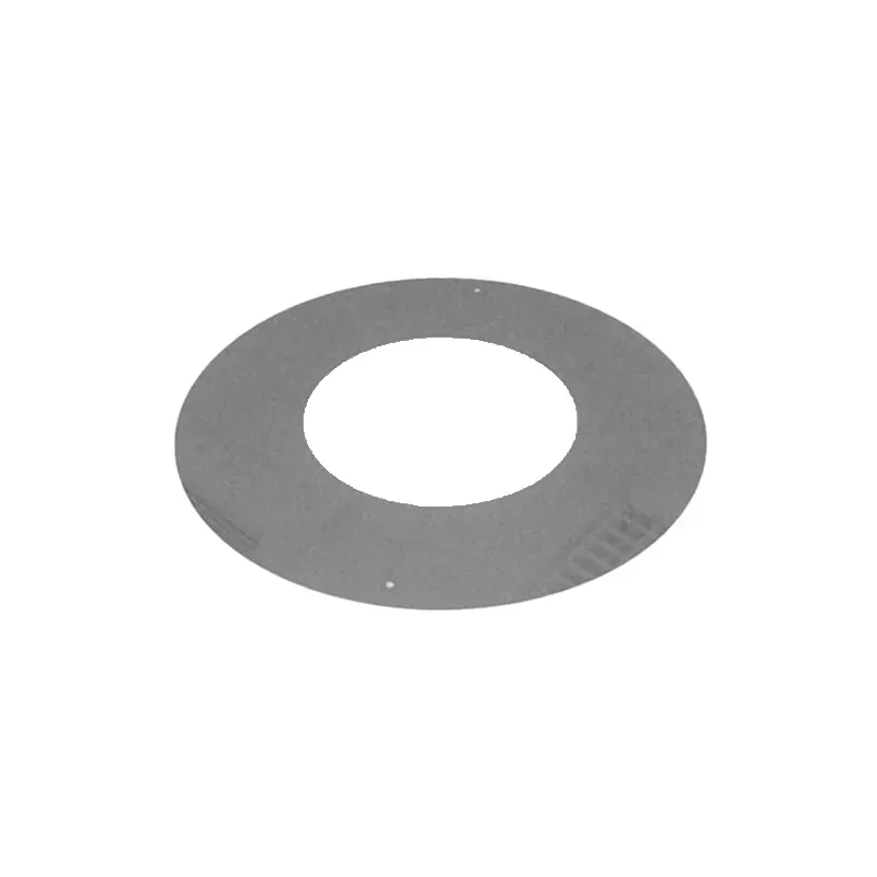 Embellecedor plano en inox para chimeneas de estufas