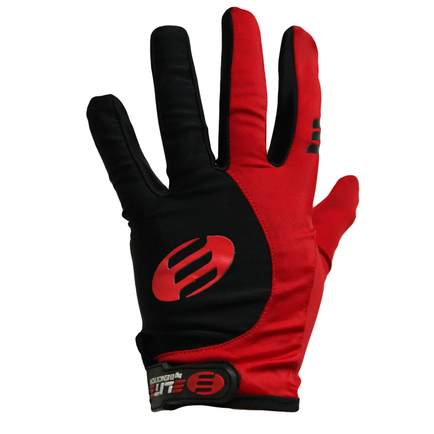 GUANTES CICLISTA ELITE COMPLETO MS20191 TALLA: L TOUCH ROJO/NEGRO