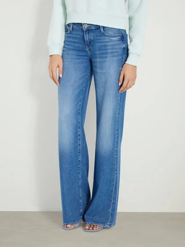 GUESS Sexy Palazzo Denim Pant