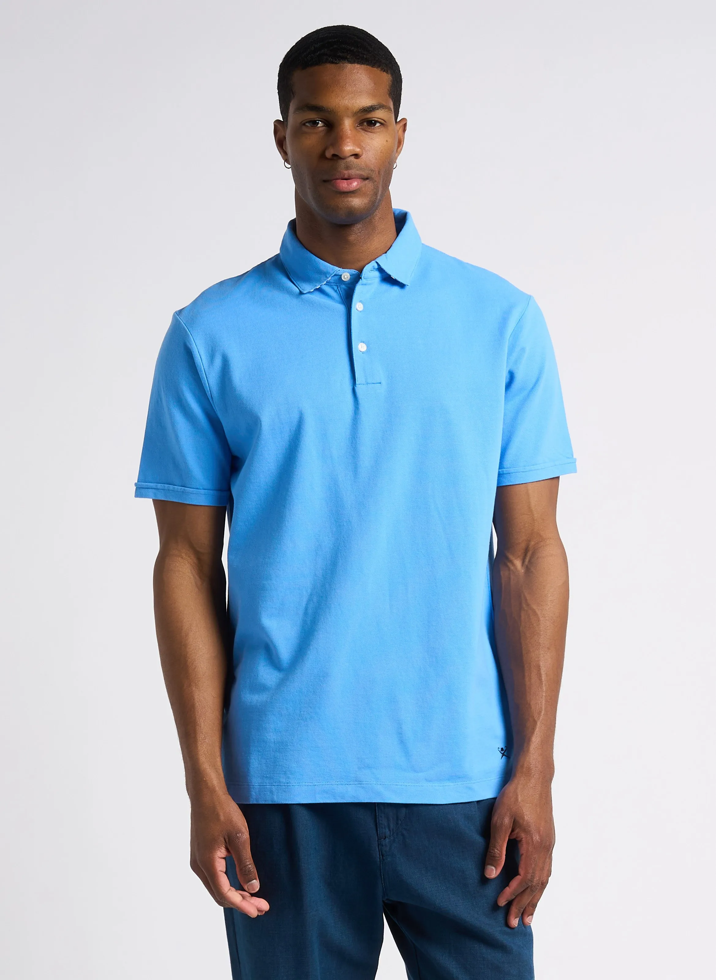 HACKETT Polo classic fit de algodón en azul