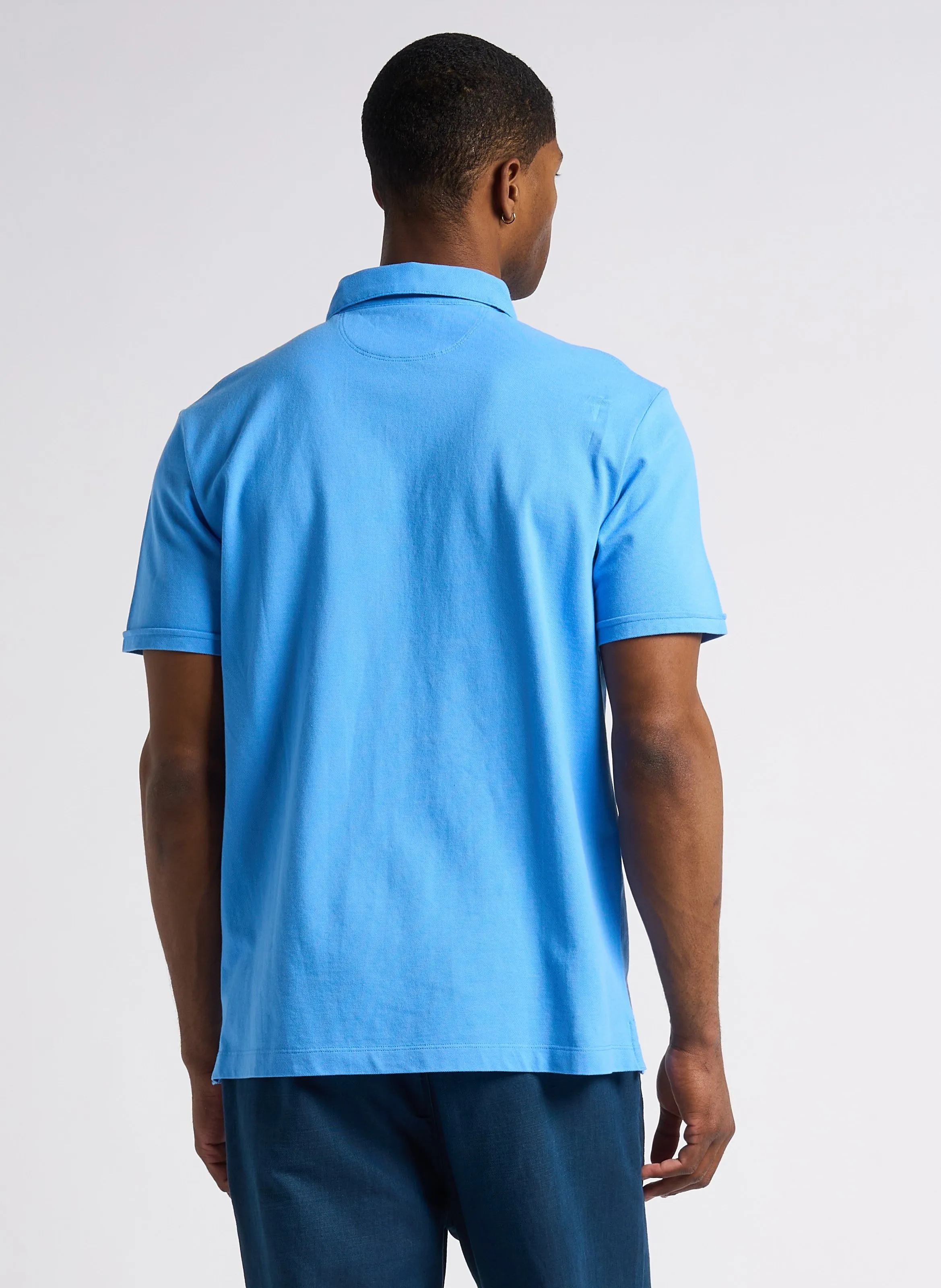 HACKETT Polo classic fit de algodón en azul